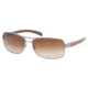 Prada Linea Rosa PS50LS Sunglasses with No-Line Progressive Rx Prescription Lenses PS50LS-5AV1Z1-5915 - Lens Diameter: 59 mm