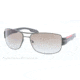 Prada PS53NS Single Vision Prescription Sunglasses PS53NS-ROV4M1-65 - Lens Diameter 65 mm, Frame Color Military Green Demi Shiny