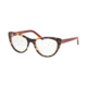 Prada MILLENNIALS PR05XV Eyeglass Frames 5141O1-51 - Medium Havana/Red Chess