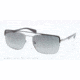 Prada MINIMAL CONCEPT PR50QS Progressive Prescription Sunglasses PR50QS-GAQ2D0-58 - Lens Diameter 58 mm, Frame Color Matte Black/Gunmetal
