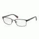 Prada NETEX PS50FV Single Vision Prescription Eyeglasses 7AX1O1-56 - Black Frame