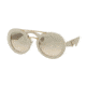Prada ORNATE PR15SS Progressive Prescription Sunglasses PR15SS-UFP3H2-53 - Lens Diameter 53 mm, Frame Color Ivory
