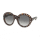 Prada ORNATE PR29QS Progressive Prescription Sunglasses PR29QS-2AU0A7-56 - Lens Diameter 56 mm, Frame Color Havana