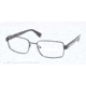 Prada PLAQUE PR60QV Eyeglass Frames 7AX1O1-54 - Black Frame