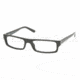 Prada PR04MV Progressive Eyeglasses - M:silver P:black Demo Lens Frame / 52 mm Prescription Lenses, 7BN1O1-5217