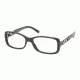 Prada PR 13MV Eyeglasses Styles - Gloss Black Frame w/Non-Rx 53 mm Diameter Lenses, 1AB1O1-5316