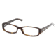Prada PR15LV Progressive Eyeglasses - Havana Demo Lens Frame / 51 mm Prescription Lenses, 2AU1O1-5116