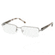 Prada PR51MV Progressive Eyeglasses - Shiny Gun Metal Demo Lens Frame / 52 mm Prescription Lenses, 5AV1O1-5217