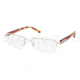 Prada PR51MV Progressive Eyeglasses - Silver Demo Lens Frame / 54 mm Prescription Lenses, 1BC1O1-5417
