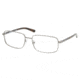 Prada PR 51NV Eyeglasses Styles - 9AH1O1 Gunmetal Frame w/Non-Rx 55 mm Diameter Lenses, 9AH1O1-5517