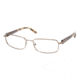 Prada PR 60MV Eyeglasses Styles - Bronze Frame w/Non-Rx 54 mm Diameter Lenses, 1BI1O1-5417