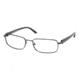 Prada PR 60MV Eyeglasses Styles - Matte Black Frame w/Non-Rx 52 mm Diameter Lenses, 1BO1O1-5217