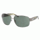 Prada PR61LS Progressive Prescription Sunglasses PR61LS-5AV3O1-6614 - Frame Color Gunmetal, Lens Diameter 66 mm