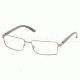 Prada PR65LV Progressive Eyeglasses - Bronze Frame / 53 mm Prescription Lenses, 1BI1O1-5316