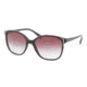 Prada PR01OS Single Vision Prescription Sunglasses PR01OS-1AB4V1-5517 - Lens Diameter 55 mm, Frame Color Black