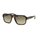 Prada PR02SS Sunglasses 2AU4M1-55 - Havana Frame, Light Green Grad Dark Green Lenses
