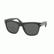 Prada PR03RS Single Vision Prescription Sunglasses PR03RS-TV41A1-55 - Lens Diameter 55 mm, Frame Color Matte Brushed Grey
