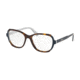 Prada PR03VV Progressive Prescription Eyeglasses, 52mm, Havana/Top Blue/Grey, PR03VV-W3C1O1-52-PRO