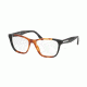Prada PR04TVF Eyeglass Frames U6L1O1-54 - Light Havana/spotted Grey Frame