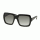 Prada PR07RS Progressive Prescription Sunglasses PR07RS-1AB0A7-56 - Lens Diameter 56 mm, Frame Color Black