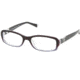 Prada PR10NV Single Vision Prescription Eyewear ZXN1O1-5316 - Violet Gradient 