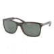Prada PR10OS Sunglasses 2AU3O1-6016 - Havana Frame, Green Lenses