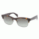 Prada PR11PS Single Vision Prescription Sunglasses PR11PS-2AU3M1-5419 - Lens Diameter 54 mm, Frame Color Havana