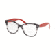 Prada PR12TV Bifocal Prescription Eyeglasses, 51mm, Striped Grey, PR12TV-2571O1-51-BI