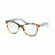 Prada PR12TV Bifocal Prescription Eyeglasses 7S01O1-51 - Medium Havana Frame