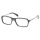 Prada PR15NV Eyeglass Frames BRO1O1-5417 - Top Black/Saffiano 