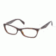Prada PR15PV Progressive Prescription Eyeglasses 2AU1O1-5516 - Havana Frame