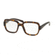 Prada PR15RV Eyeglass Frames 2AU1O1-53 - Havana Frame