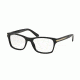 Prada PR16SV Single Vision Prescription Eyeglasses 1AB1O1-52 - Black Frame