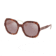 Prada PR16USF Progressive Prescription Sunglasses, 54mm, Pink Havana/Top Bordeaux/Ivory, PR16USF-CDK214-54-PRO