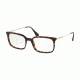 Prada PR16UVF Prescription Eyeglasses, 55mm, Havana, PR16UVF-2AU1O1-55-SV