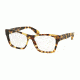 Prada PR22SV Progressive Prescription Eyeglasses 7S01O1-52 - Medium Havana Frame