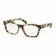 Prada PR22SV Progressive Prescription Eyeglasses UAO1O1-52 - Spotted Opal Brown Frame