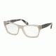 Prada PR22SV Progressive Prescription Eyeglasses UFH1O1-54 - Opal Beige Frame