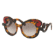 Prada PR23NSF Single Vision Prescription Sunglasses PR23NSF-VAK4K0-52 - Lens Diameter 52 mm, Frame Color Black / Havana