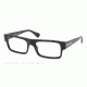 Prada PR24PV Progressive Prescription Eyeglasses 1AB1O1-53 - Black Frame, Demo Lens Lenses