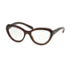 Prada PR25RV Progressive Prescription Eyeglasses 2AU1O1-52 - Havana Frame