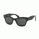 Prada PR29RS Single Vision Prescription Sunglasses PR29RS-1AB1A1-51 - Lens Diameter 51 mm, Frame Color Black