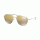 Prada PR50US Progressive Prescription Sunglasses PR50US-ZVN6O0-56 - Lens Diameter 56 mm, Frame Color Pale Gold