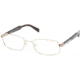 Prada PR57NV Eyeglass Frames ZVN1O1-5218 - Pale Gold 