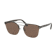 Prada PR67TS Sunglasses 5AV8C1-63 - Gunmetal Frame, Brown Lenses