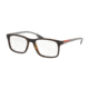 Prada PS01LV Bifocal Prescription Eyeglasses, 52mm, Havana Rubber, PS01LV-U611O1-52-BI