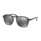 Prada PS02SS Single Vision Prescription Sunglasses PS02SS-TFZ7W1-55 - Lens Diameter 55 mm, Frame Color Grey Rubber