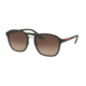 Prada PS02SS Single Vision Prescription Sunglasses PS02SS-U616S1-55 - Lens Diameter 55 mm, Frame Color Havana Rubber