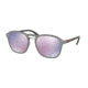 Prada PS02SS Single Vision Prescription Sunglasses PS02SS-VHD5T0-55 - Lens Diameter 55 mm, Frame Color Opal Grey Rubber