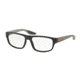 Prada PS03GV Progressive Prescription Eyeglasses TFZ1O1-53 - Grey Rubber Frame